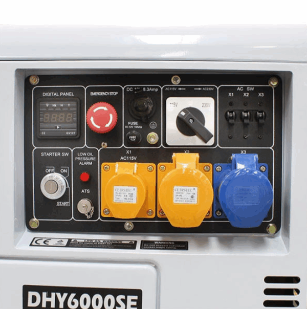 5.2kW  Hyundai Diesel Generator - Image 6