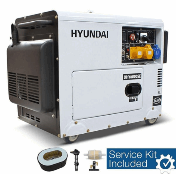 5.2kW  Hyundai Diesel Generator - Image 12
