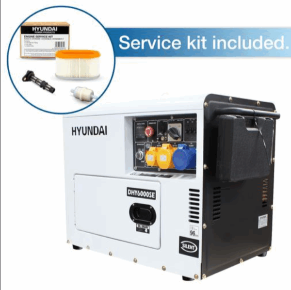 5.2kW  Hyundai Diesel Generator - Image 11
